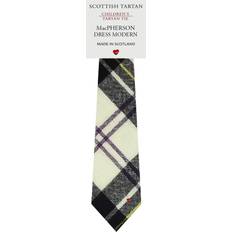 White Suits Children's Clothing I Luv LTD Boys wool tie in scottish woven macpherson dress modern tartan