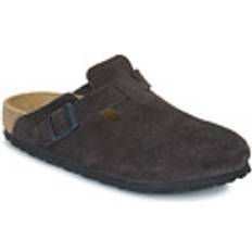 Birkenstock Gris Zuecos Birkenstock Boston LEVE Velvet Grey