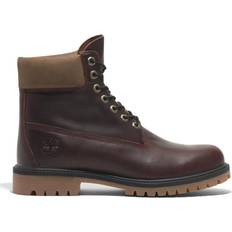 Rød Snørestøvler Timberland Støvler HERITAGE Bordeaux