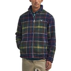 Barbour Tartan Fleece Sweater Men Green