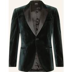 Green - Men Suits BOSS Slim-Fit Smoking-Jacke aus Baumwoll-Samt