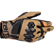 Alpinestars Motorcykelhandsker Alpinestars MC-Handsker Belize V3 Drystar, Sort/Gobi Brun/Sand