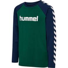 Hummel Mädchen Blusen & Tuniken Hummel Jungen, Sportshirt, hmlBOYS T-SHIRT L/S (110) Grün