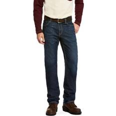 Men - Silver Jeans Ariat 81220017 FR M4 Relaxed DuraStretch Lineup Stackable Straight-Leg Jeans Pant for Men Platinum 34-32