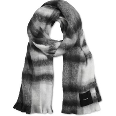 Calvin Klein Women Scarfs Calvin Klein Women's Oversized Plaid Blanket Scarf Black