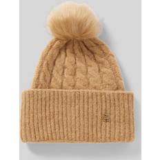 Alpaka Huer Tommy Hilfiger Cable Beanie, Beige