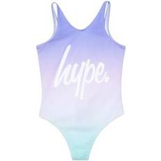 Poliestere Costumi da bagno Hype Girls Fade Script - Blu