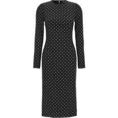 Robes on sale Dolce & Gabbana Polka-dot Calf-length Sheath Dress