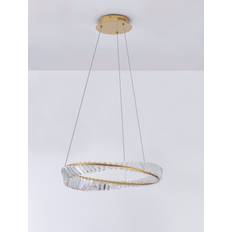 Lamper NOVA LUCE Hängande Lampa Aurelia Guld Ø 60 cm Pendel