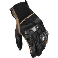 Gold Motorcycle Gloves Macna Ultraxx, gloves color: Black/Gold