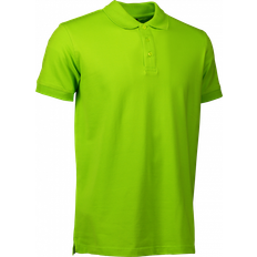 Elastan/Lycra/Spandex Polotrøjer ID Identity ID Herre Polo Lime