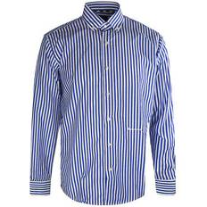 Aquascutum L Shirts Aquascutum striped long sleeve blue shirt