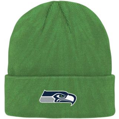 Green Accessories Children's Clothing Outerstuff Big Boys and Girls Neon Green Seattle Seahawks Tie-Dye Cuffed Knit Hat Neon Green (One Fits All)