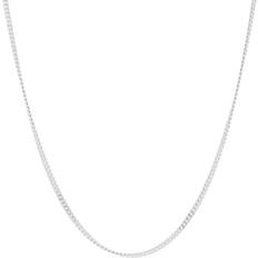 Tom Wood Halsketten Tom Wood Curb Chain M - Silver