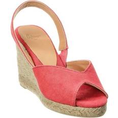 Oranje Sandalen met hak Brisa Canvas Slingback Wedge Sandal