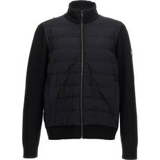 Men - Viscose Outerwear Moose Knuckles Kamet Hybrid Jacket - Black Noir