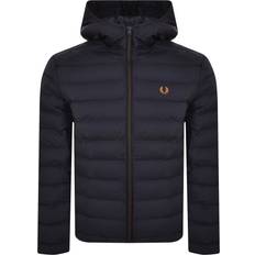 Fred Perry Herr Ytterkläder Fred Perry Isolerad Huva Jacka - Blå