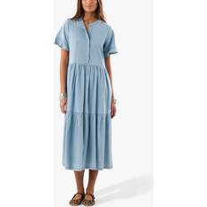 Suzie Cotton Maxi Dress, Blue