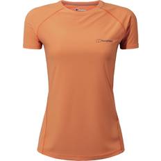 Orange - Women T-shirts Berghaus Women's Womens 24/7 Tech Stretch T-Shirt Orange