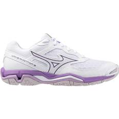 Mizuno Damen Schlägersportschuhe Mizuno Hallenschuhe Damen Wave Phantom Blanc