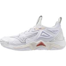 Chaussures Mizuno Chaussures indoor femme Wave Momentum 3 - Blanc