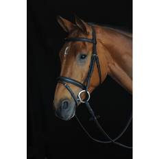 Nahka Suitset Collegiate Comfort Crown Padded Raised Leather Flash Bridle