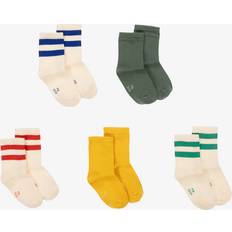 Gelb Socken Petit Bateau Boys Ivory Ankle Socks (5 Pack)