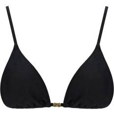 Tyg Bikiniöverdelar Ganni Nylon Bikini Top Med Butterfly - Dam