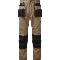 Brown Work Pants Tuffstuff (30" Waist Regular Leg) Excel Trade Work Trousers Stone Brown (Various Sizes)