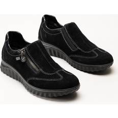 Rieker Loafers Rieker W Damesko Med Lynlås Og Elastik - Sort