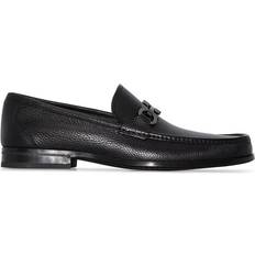 Multicolore - Uomo Mocassini Ferragamo Men Moccasin with Gancini ornament Black