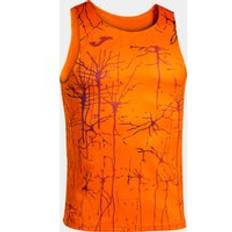 Men - Multicoloured Tank Tops Joma Elite IX Running Vest - Orange