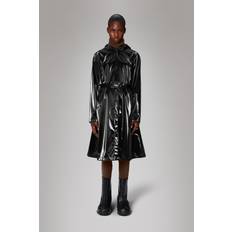 Rains Women's A-Line Long Rain Coat Night