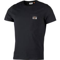 Ekologiskt material T-shirts Lundhags Men's Knak Tee Black