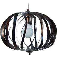 Latitude Run Kincade 1-Light Globe - Black (100 cm H x 50 cm W x 50 cm D) Pendant Lamp 50cm