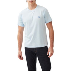 Men - Silk T-shirts RODD & GUNN The Cotton Slim Fit Short Sleeve T-Shirt Ice Blue