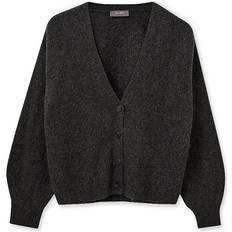 Mos Mosh Trøjer Mos Mosh Cardigan mmThora V-neck Knit Grå