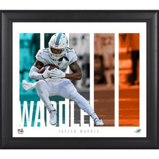 Sports Fan Products Fanatics Authentic Jaylen Waddle Miami Dolphins Framed 15" x 17" Player Panel Collage Multi