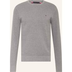 Tommy Hilfiger Tröjor Tommy Hilfiger herr Essential Structure Crew Neck MW0MW36347, pullover tröja, grå XXXL, Grå (medium grå ljung)