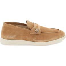 Beige - Homme Mocassins Ferragamo Men Deconstructed loafer with Gancini ornament Beige