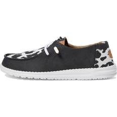 Boat Shoes Hey Dude Women's Wendy Animal Black/Cow