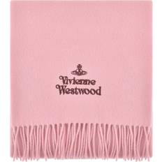 Purple - Women Scarfs Vivienne Westwood Logo Scarf Pink (One Size)