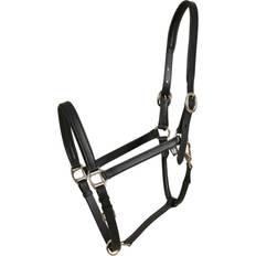 Lær Grimer Sabine Leather Halter - Black