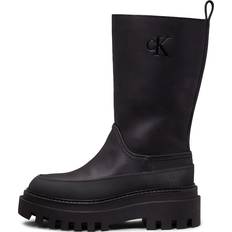 Calvin Klein Woman Ankle Boots Calvin Klein Leather Platform Rainboots