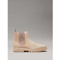 Beige - Hombre Botas Chelsea Calvin Klein Botines Chelsea Jeans YM0YM01080 Beis