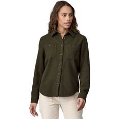 Patagonia Fjord Flannel Skjorte, dame (Whole Weave Green)