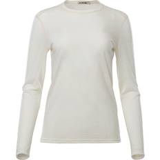 Beige Toppe svedundertøj Aclima Lightwool Undershirt Long Sleeve - Hvid