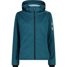 CMP Women's Softshell Jacket Zip Hood Softshell jacket 42, blue