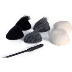 Blanc Protections de microphone Rycote Overcovers Mix Colours 25 packs x 6 fur discs (mixed)/30 Stickies Original