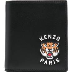 Kenzo Varsity Leather Wallet - Men - Black